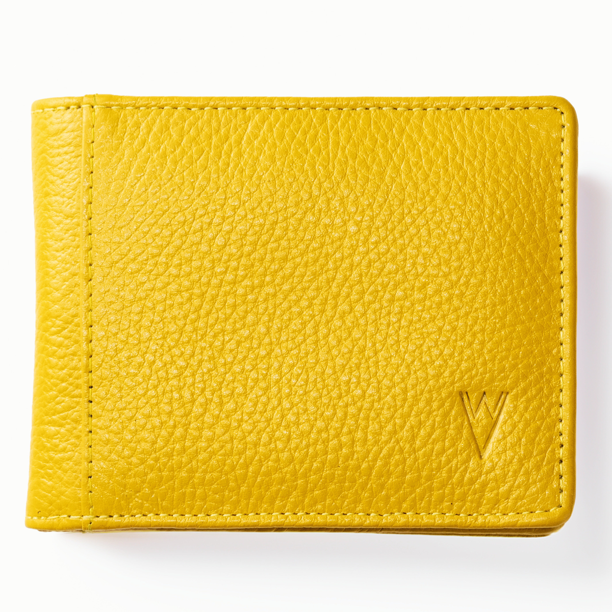 Wildvibez Yellow Leather Wallet for Men