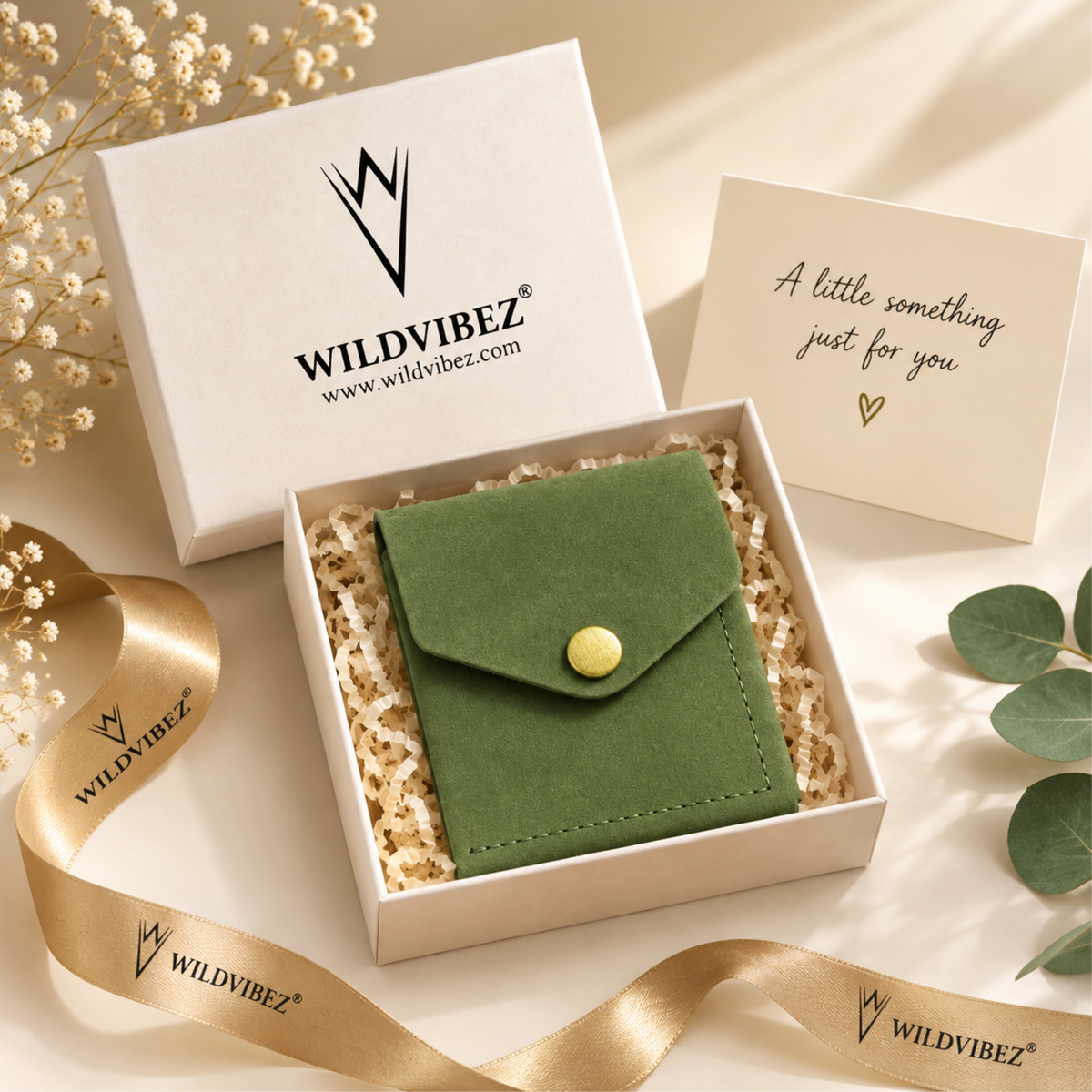 WILDVIBEZ Snap Go Genuine Leather Vertical Slim Wallet for Men | Pull-String Quick Card Access | Compact Front Cash Pocket & Button Lock | Minimalist Travel & Daily Carry Wallet (Green)